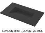 Plan vasque lavabo sur mesure : L 60 à 201 x P 40 à 51 cm, finition lisse mate, 10 couleurs au choix, Anti bactérien, résine Akrytan® teinté dans la masse, Livraison Offerte.
